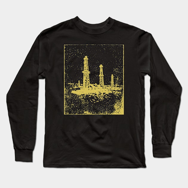 Gimme Oil Long Sleeve T-Shirt by HRNDZ